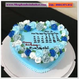 Bánh Sinh Nhật Cuốn Lịch - CL72